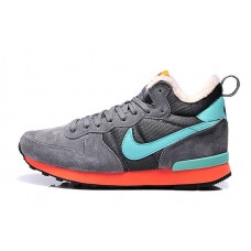 NIKE INTERNATIONALIST MID WINTER серые с бирюзовым лого